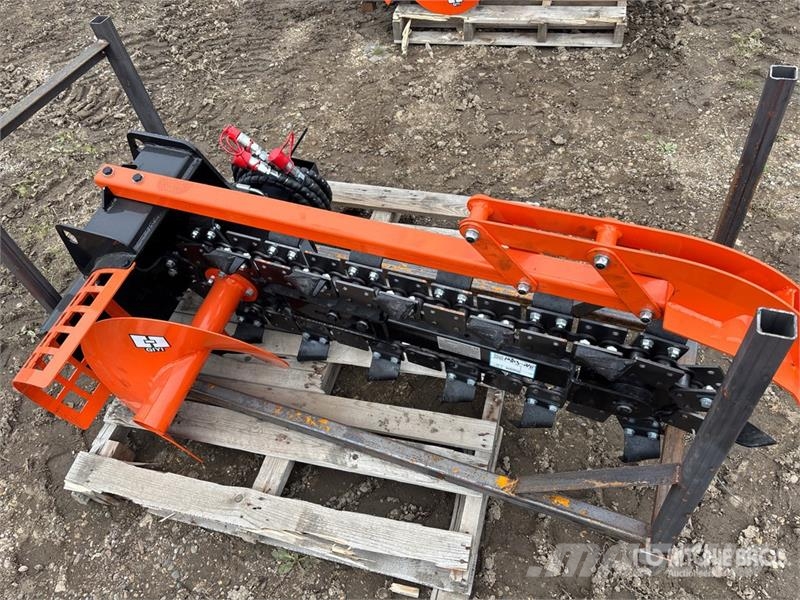  GIYI GY-X39 39 in Mini Skid Steer Trencher (Unused ماكينات حفر خنادق