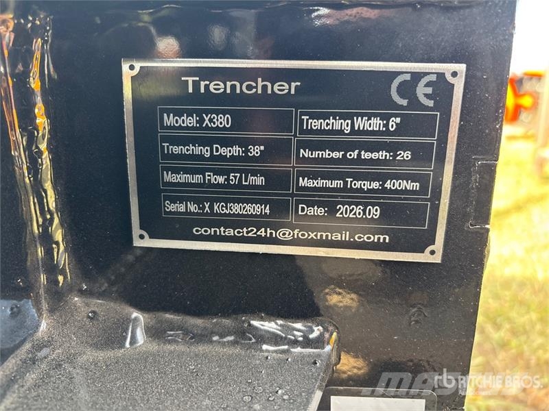  GIYI GY-X39 39 in Mini Skid Steer Trencher (Unused Árokásók