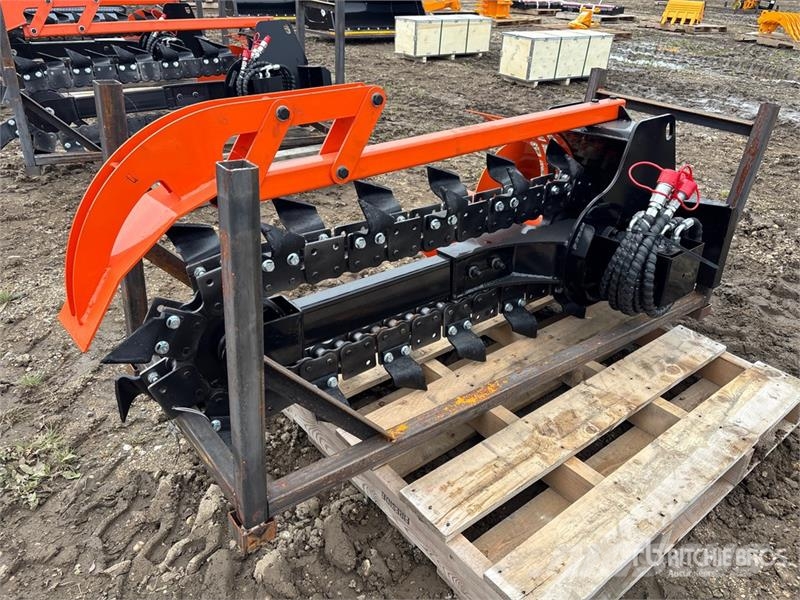  GIYI GY-X39 39 in Mini Skid Steer Trencher (Unused ماكينات حفر خنادق