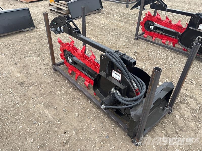 GIYI GY-X39 39 in Mini Skid Steer Trencher (Unused Grabenfräse