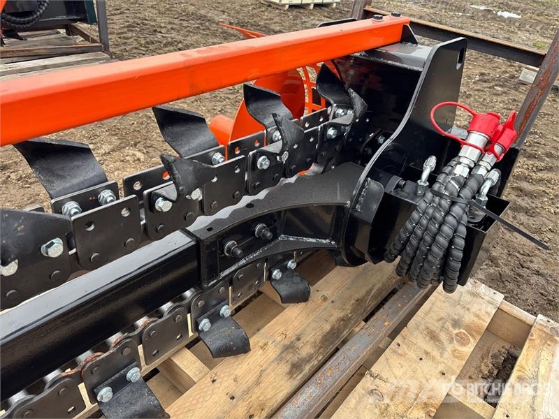  GIYI GY-X39 39 in Mini Skid Steer Trencher (Unused ماكينات حفر خنادق