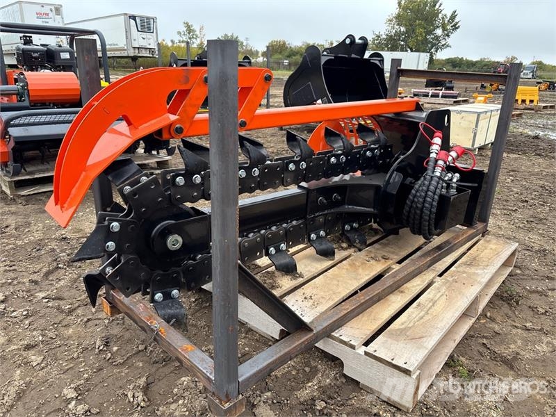  GIYI GY-X39 39 in Mini Skid Steer Trencher (Unused ماكينات حفر خنادق