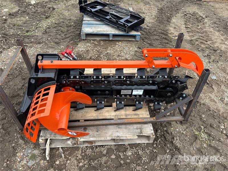  GIYI GY-X39 39 in Mini Skid Steer Trencher (Unused ماكينات حفر خنادق