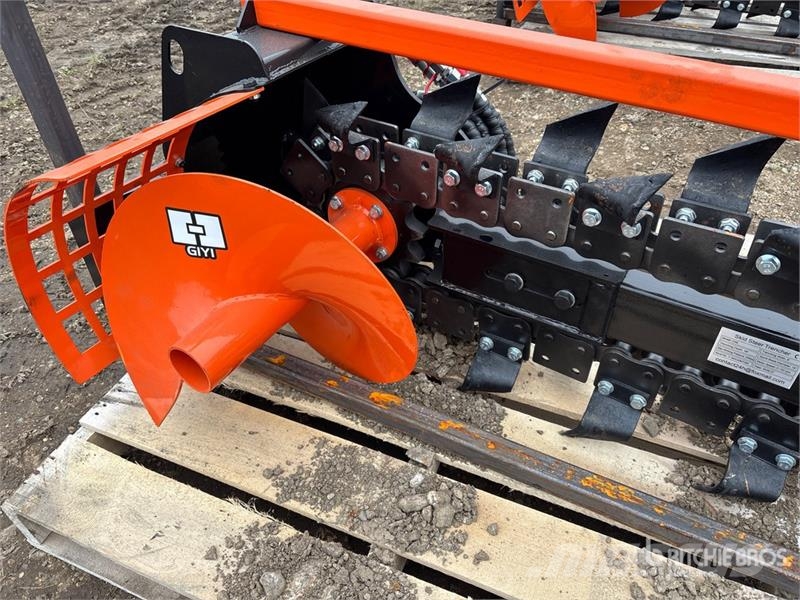  GIYI GY-X39 39 in Mini Skid Steer Trencher (Unused ماكينات حفر خنادق