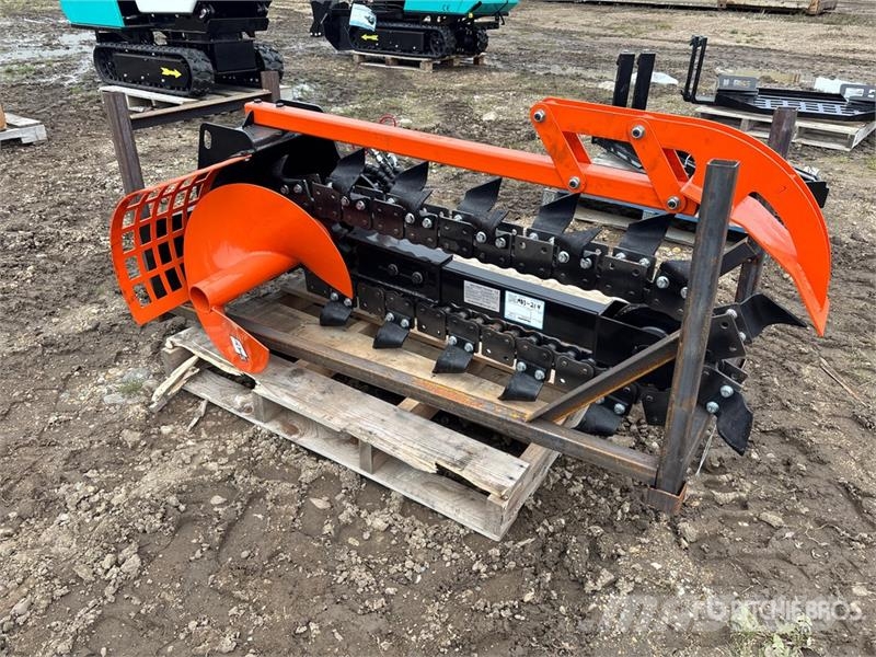  GIYI GY-X39 39 in Mini Skid Steer Trencher (Unused ماكينات حفر خنادق