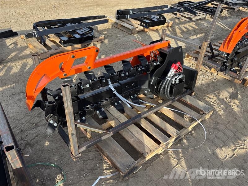 GIYI GY-X39 39 in Mini Skid Steer Trencher (Unused Valetadeiras