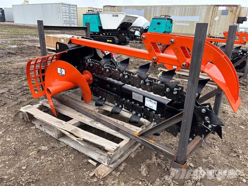 GIYI GY-X39 39 in Mini Skid Steer Trencher (Unused ماكينات حفر خنادق