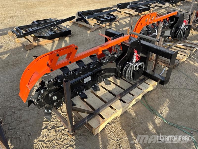 GIYI GY-Y D380 39 in Skid Steer Trencher (Unused) Valetadeiras