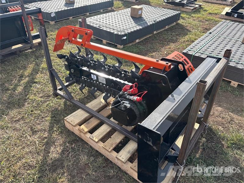 GIYI GY-Y D380 8 in Skid Steer Trencher (Unused) Tranšeju racēji