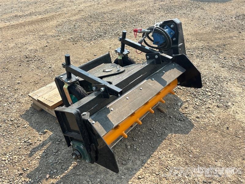 GIYI MPR42 42 in Mini Skid Steer Power Rake (Unuse Rakes and tedders