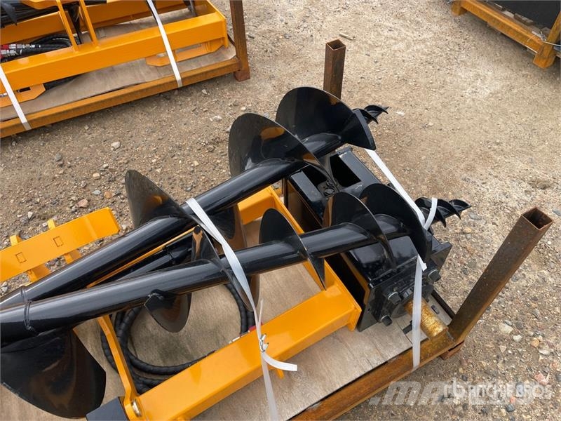  GIYI Skid Steer Auger - Fits 16 in, 11 in, 8 in au Fúrók
