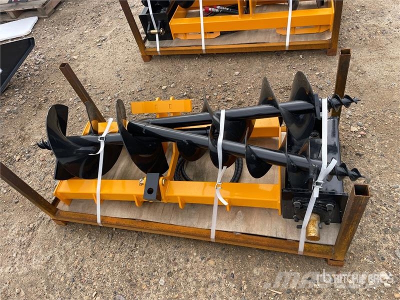  GIYI Skid Steer Auger - Fits 16 in, 11 in, 8 in au Fúrók