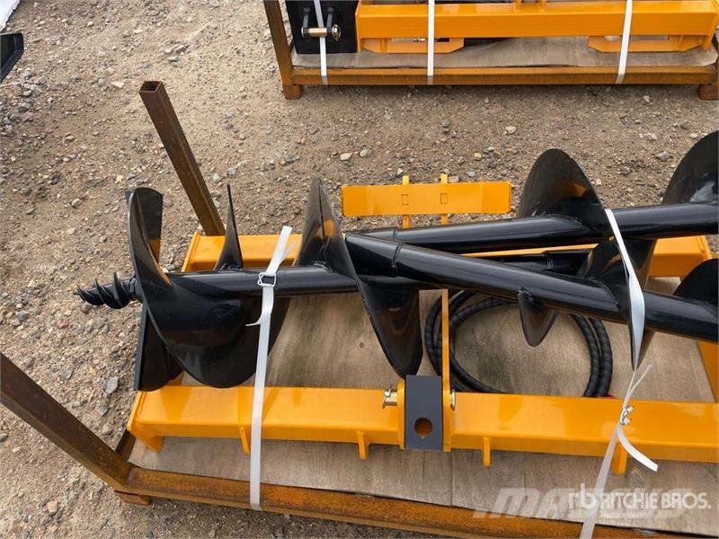  GIYI Skid Steer Auger - Fits 16 in, 11 in, 8 in au Fúrók