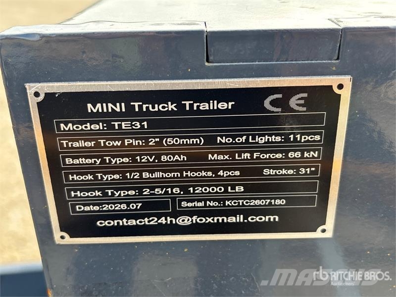  GIYI TE-31 Fifth Wheel Wrecker Attachment (Unused) Transportes - Outros
