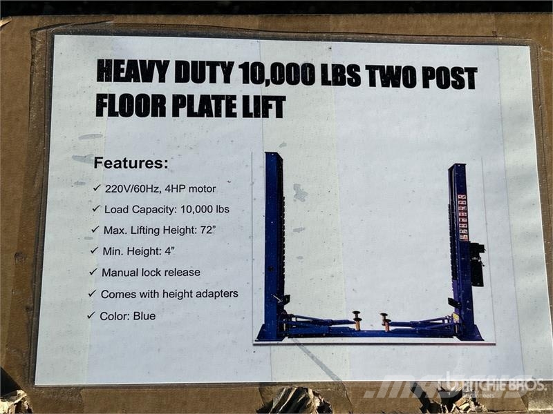  GLTP4500 2 Post 10000 lb Vehicle Lift (Unused) معدات البناء - غير ذلك