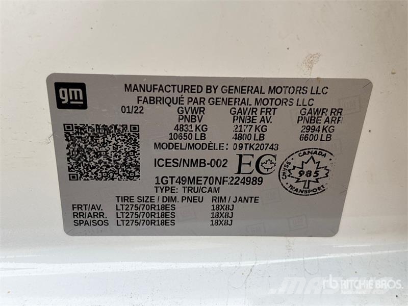 GMC 2500 SLE 4x4 Crew Cab Pickup Muu
