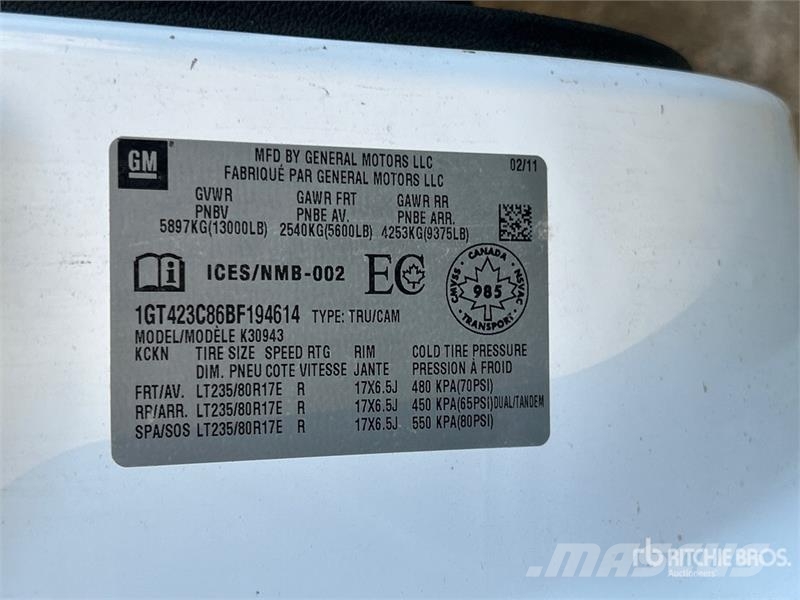 GMC 3500HD Pritschenwagen/Pritschenwagen mit Seitenklappe