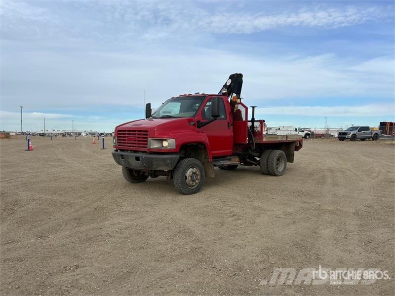 GMC C5500 4x4 Boom Truck Crane trucks