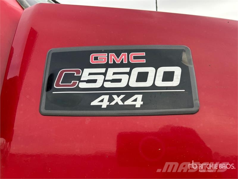 GMC C5500 4x4 Boom Truck Crane trucks