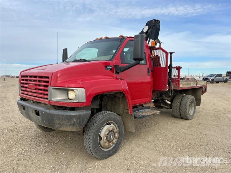 GMC C5500 4x4 Boom Truck Crane trucks