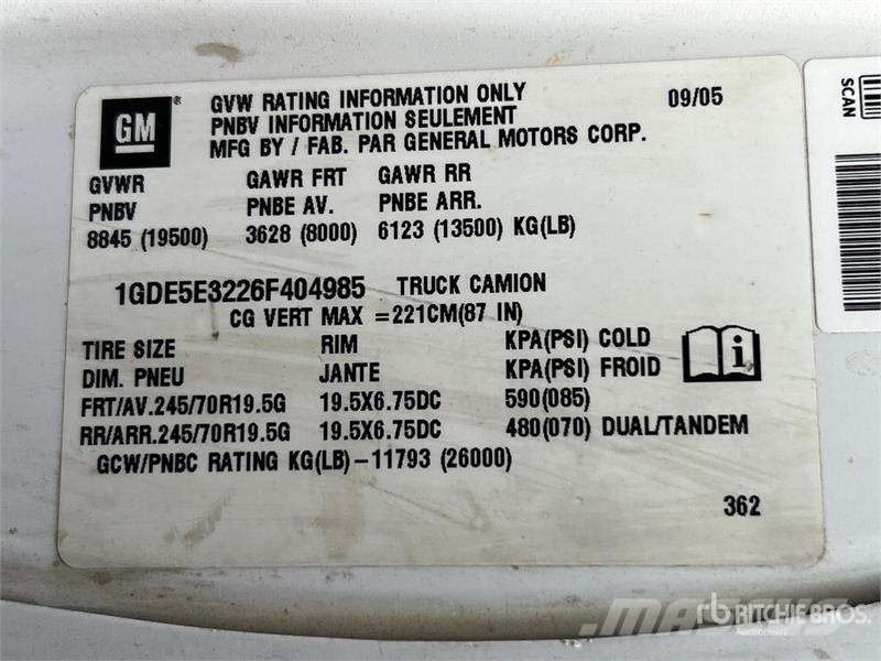 GMC C5500 4x4 Power Tong Predelovalna oprema