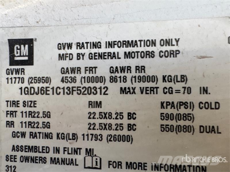 GMC C6500 Lava-kuorma-autot