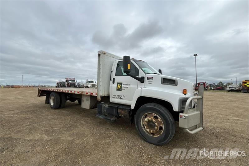 GMC C7500 4x2 Flatbed Truck Lastbil med lad/Flatbed