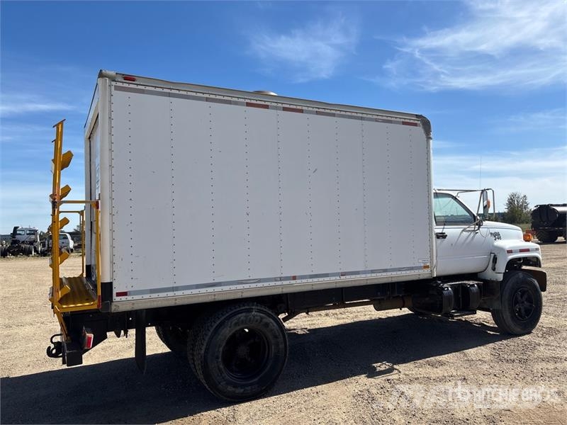 GMC C7H042 4x2 Van Truck Sanduk kamioni