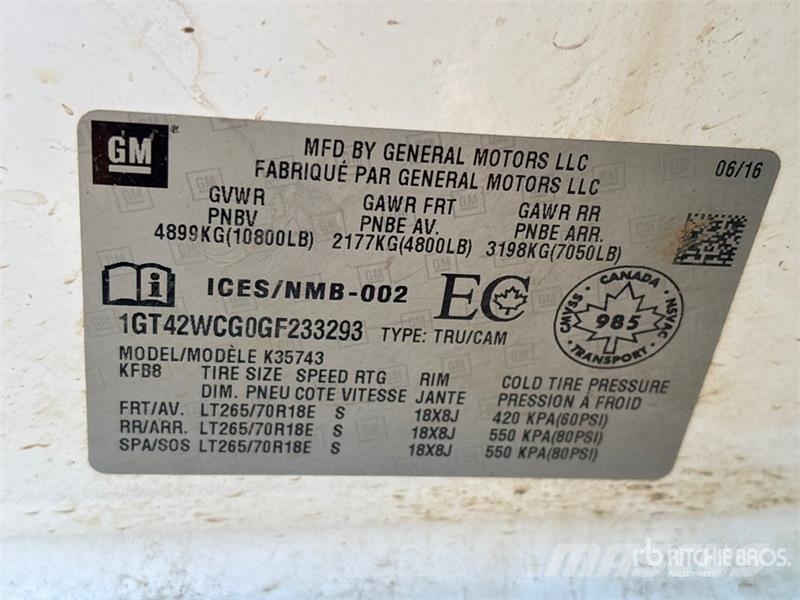 GMC Sierra 3500HD 4x4 Crew Cab Pickup Anders