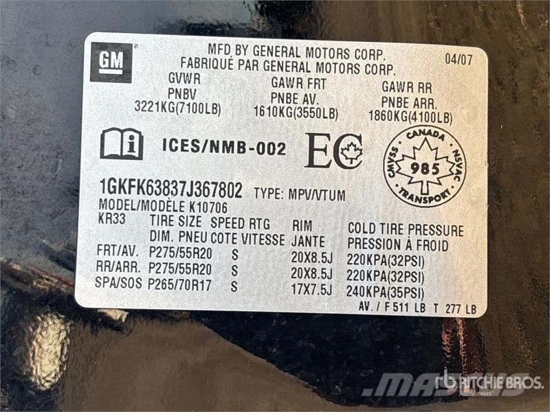 GMC Yukon AWD SUV Auto's