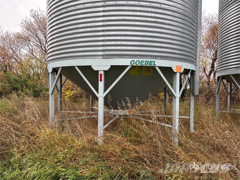 Goebel +/- 3300 bu 5 Ring Hopper Grain Bin Derliaus apdirbimas ir sandėliavimas/technika - Kita