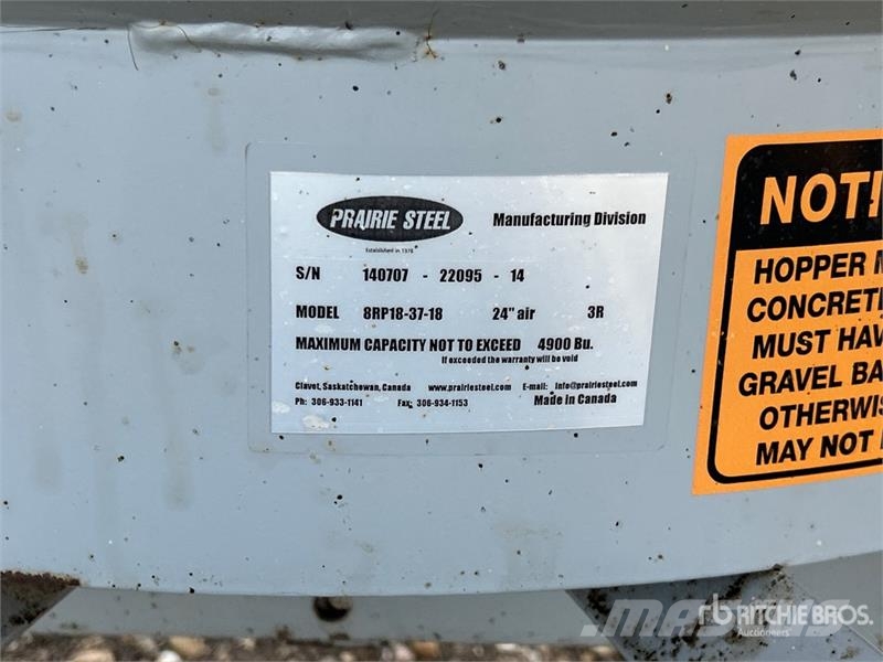 Goebel 8RP18-37-18 +/- 4900 bu 5 Ring Hopper Grain Bin Sonstige Ernte Verarbeitung und -lagerung