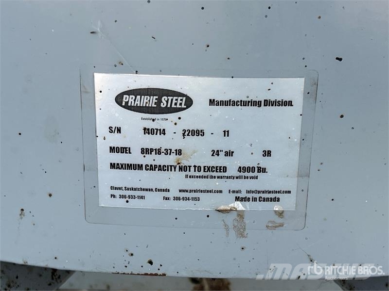 Goebel 8RP18-37-18 +/- 4900 bu 5 Ring Hopper Grain Bin Sonstige Ernte Verarbeitung und -lagerung