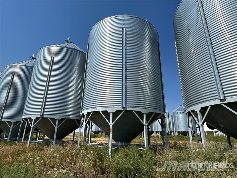 Goebel 8RP18-37-18 +/- 4900 bu 5 Ring Hopper Grain Bin Sonstige Ernte Verarbeitung und -lagerung
