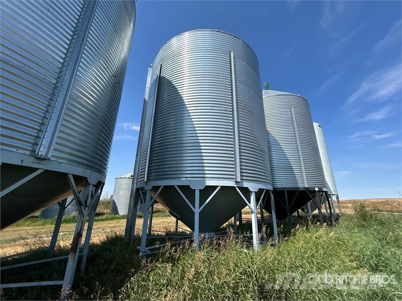 Goebel 8RP18-37-18 +/- 4900 bu 5 Ring Hopper Grain Bin Sonstige Ernte Verarbeitung und -lagerung