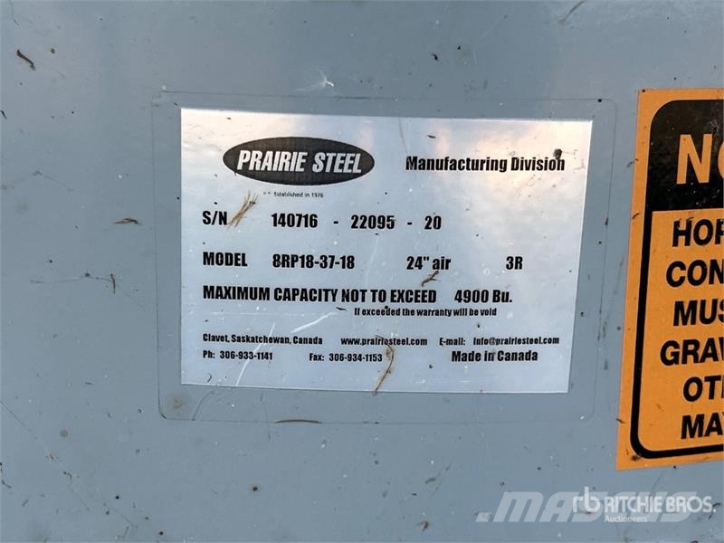 Goebel 8RP18-37-18 +/- 4900 bu 5 Ring Hopper Grain Bin Sonstige Ernte Verarbeitung und -lagerung