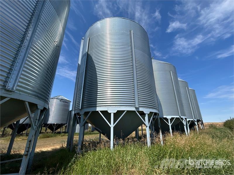 Goebel 8RP18-37-18 +/- 4900 bu 5 Ring Hopper Grain Bin Sonstige Ernte Verarbeitung und -lagerung