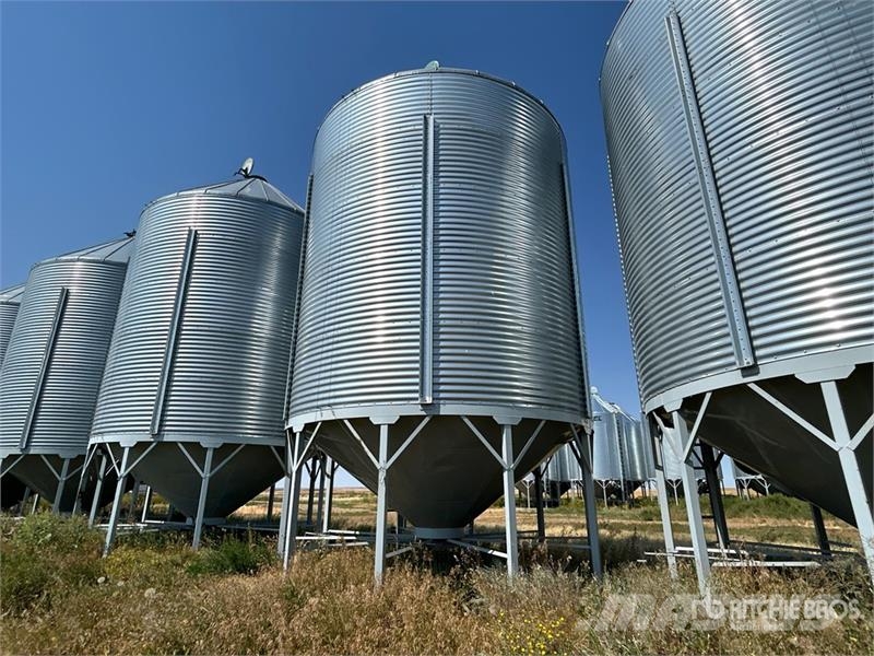 Goebel 8RP18-37-18 +/- 4900 bu 5 Ring Hopper Grain Bin Sonstige Ernte Verarbeitung und -lagerung