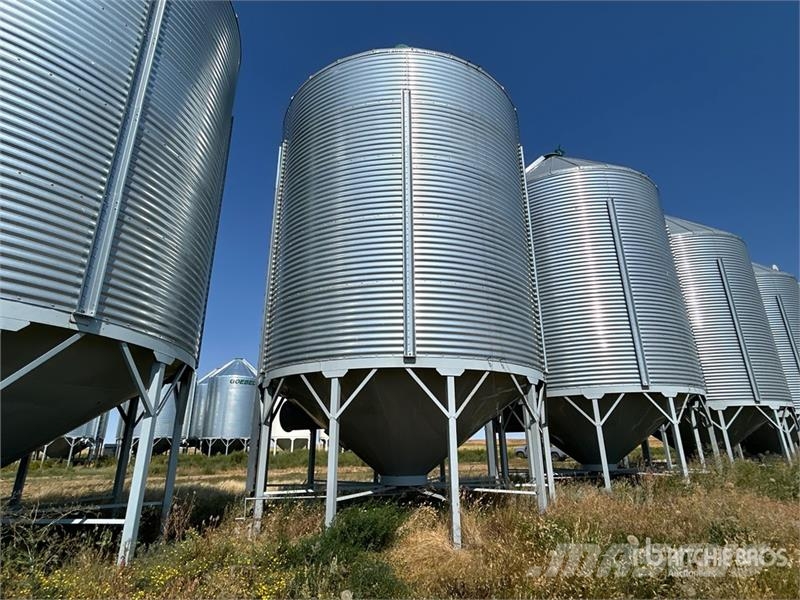 Goebel 8RP18-37-18 +/- 4900 bu 5 Ring Hopper Grain Bin Sonstige Ernte Verarbeitung und -lagerung