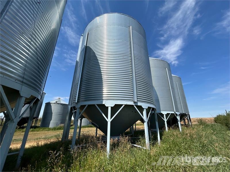 Goebel 8RP18-37-18 +/- 4900 bu 5 Ring Hopper Grain Bin Sonstige Ernte Verarbeitung und -lagerung