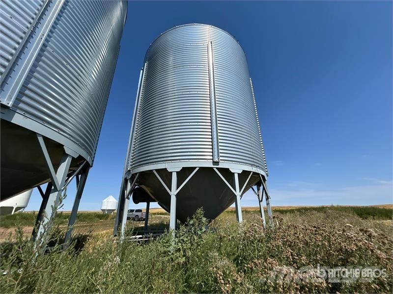 Goebel 8RP18-37-18 +/- 4900 bu 5 Ring Hopper Grain Bin Sonstige Ernte Verarbeitung und -lagerung