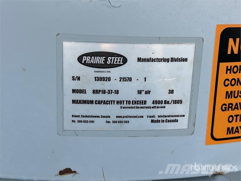 Goebel 8RP18-37-18 +/- 4900 bu 5 Ring Hopper Grain Bin Sonstige Ernte Verarbeitung und -lagerung