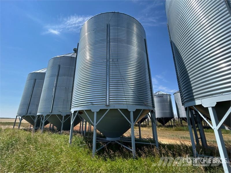 Goebel 8RP18-37-18 +/- 4900 bu 5 Ring Hopper Grain Bin Sonstige Ernte Verarbeitung und -lagerung