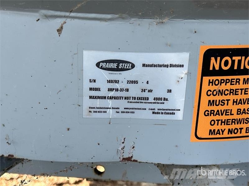 Goebel 8RP18-37-18 +/- 4900 bu 5 Ring Hopper Grain Bin Sonstige Ernte Verarbeitung und -lagerung