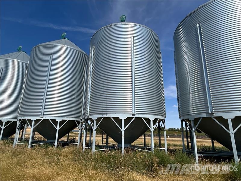 Goebel 8RP18-37-18 +/- 4900 bu 5 Ring Hopper Grain Bin Sonstige Ernte Verarbeitung und -lagerung