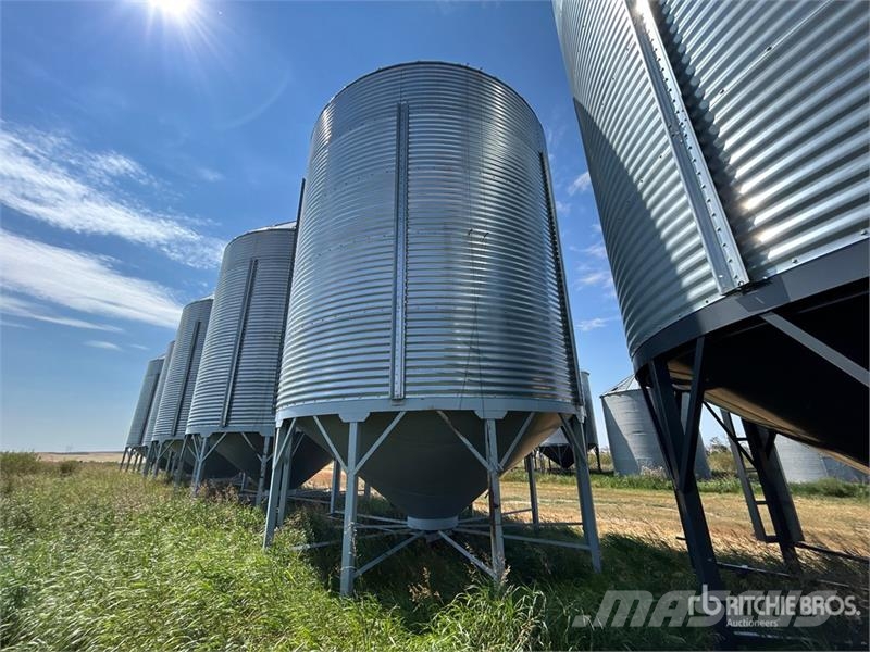 Goebel 8RP18-37-18 +/- 4900 bu 5 Ring Hopper Grain Bin Sonstige Ernte Verarbeitung und -lagerung