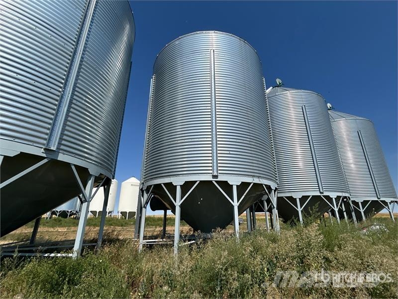 Goebel 8RP18-37-18 +/- 4900 bu 5 Ring Hopper Grain Bin Sonstige Ernte Verarbeitung und -lagerung