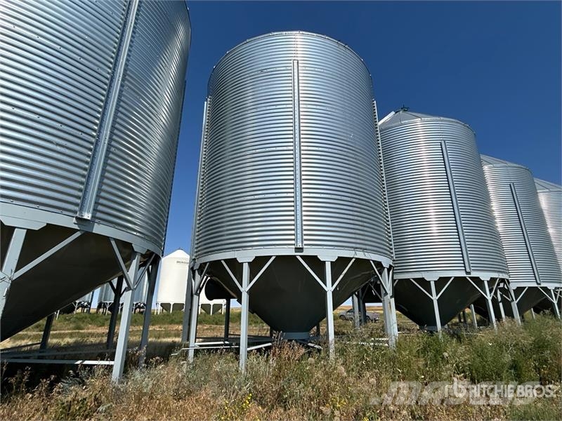 Goebel 8RP18-37-18 +/- 4900 bu 5 Ring Hopper Grain Bin Sonstige Ernte Verarbeitung und -lagerung