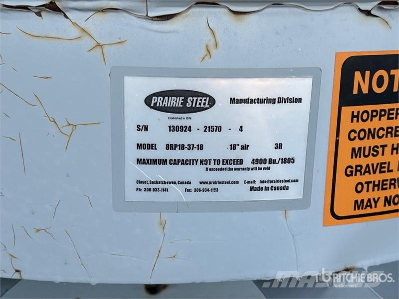 Goebel 8RP18-37-18 +/- 4900 bu 5 Ring Hopper Grain Bin Sonstige Ernte Verarbeitung und -lagerung