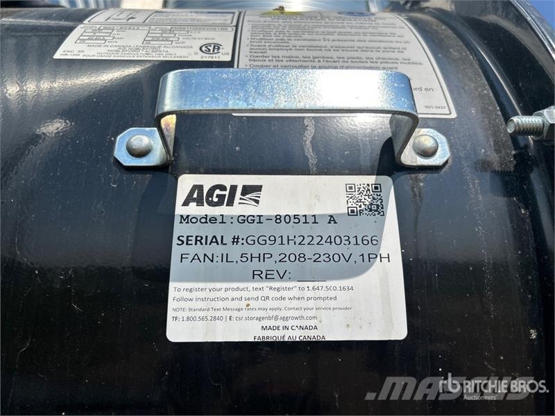 Goebel 8RP18-37-24 +/- 4900 bu 5 Ring Hopper Grain Bin Sonstige Ernte Verarbeitung und -lagerung